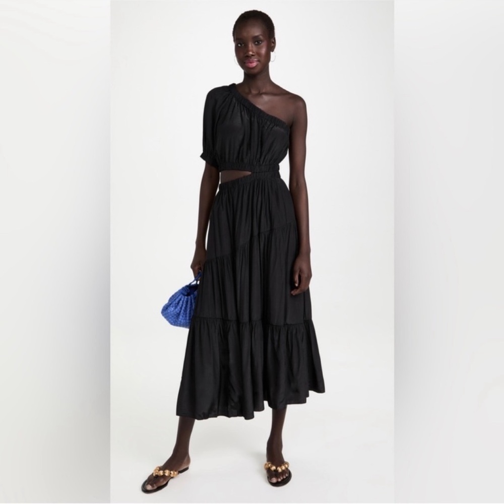 Moon River One-Shoulder Cutout Dress
